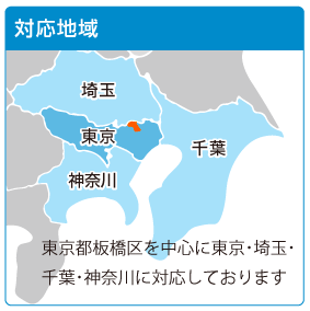 ハウジングスタッフ対応地域